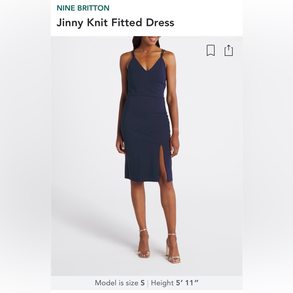 Nine Britton Jinny knit fitted dress- Stitch fix